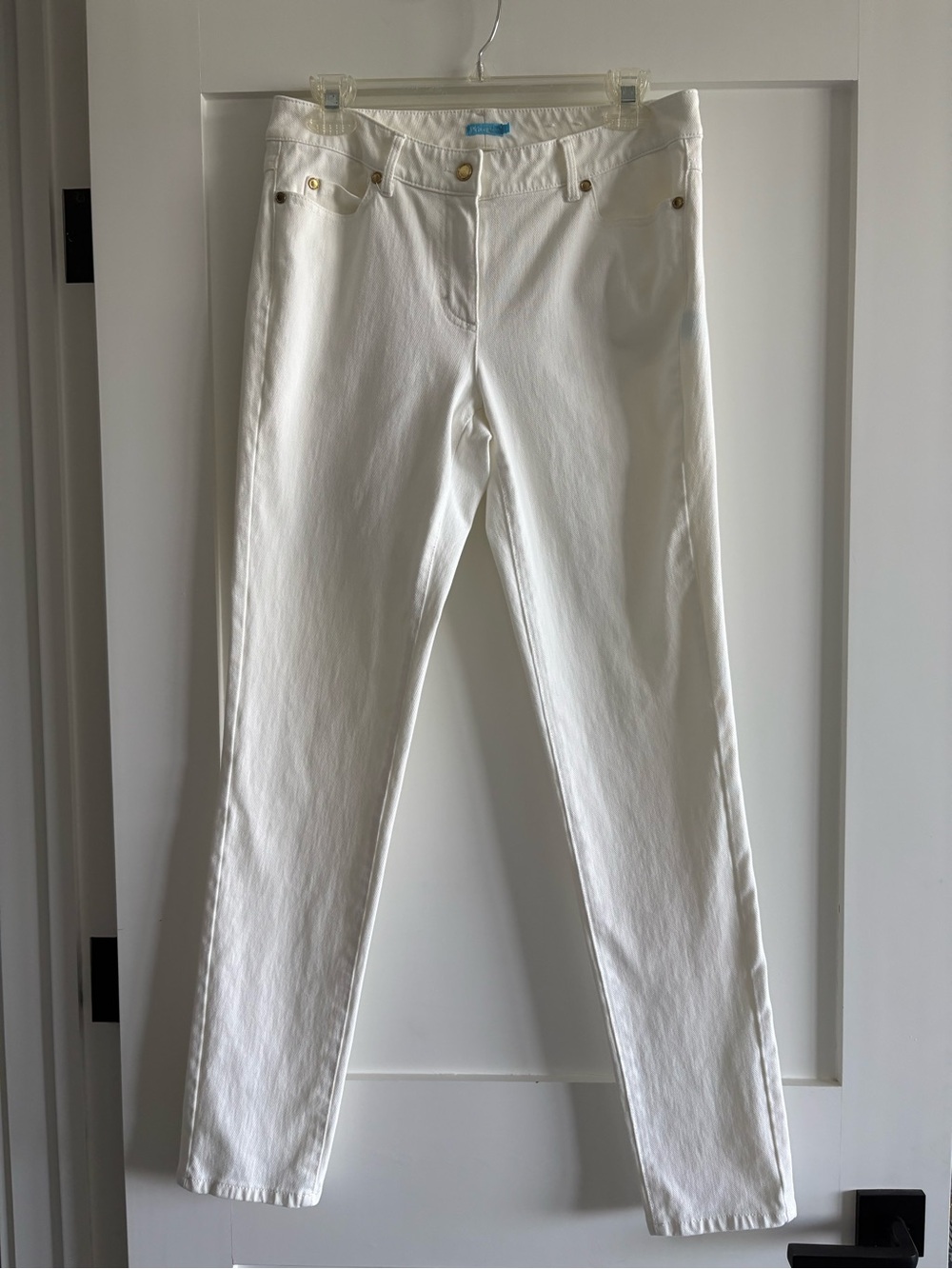 J. MCGLAULIN SIZE 6 WHITE JEANS